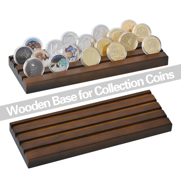 Wooden Challenge Coin Display Box