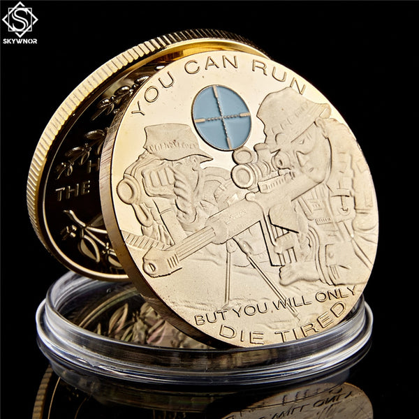 Military Skull Sniper Collectible Coin