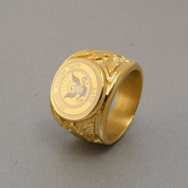 Gold US Military Ring (All Branches)