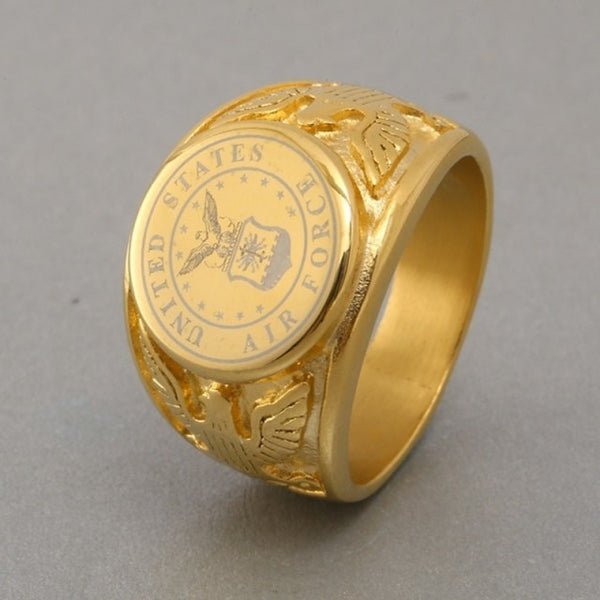 Gold US Military Ring (All Branches)