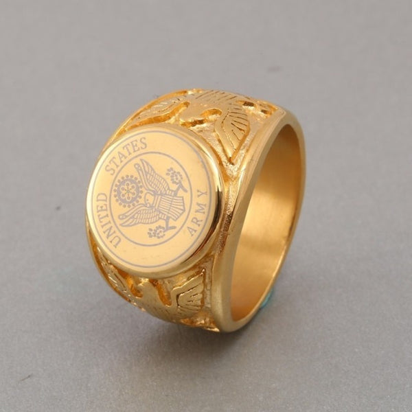 Gold US Military Ring (All Branches)