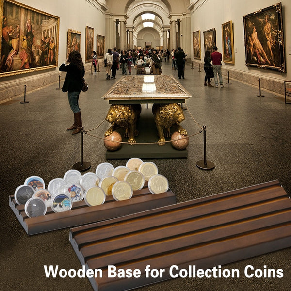 Wooden Challenge Coin Display Box