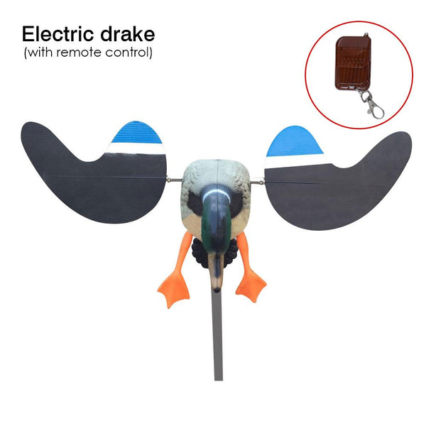 Duck Decoy w/ Electric or Wind Powered Wings