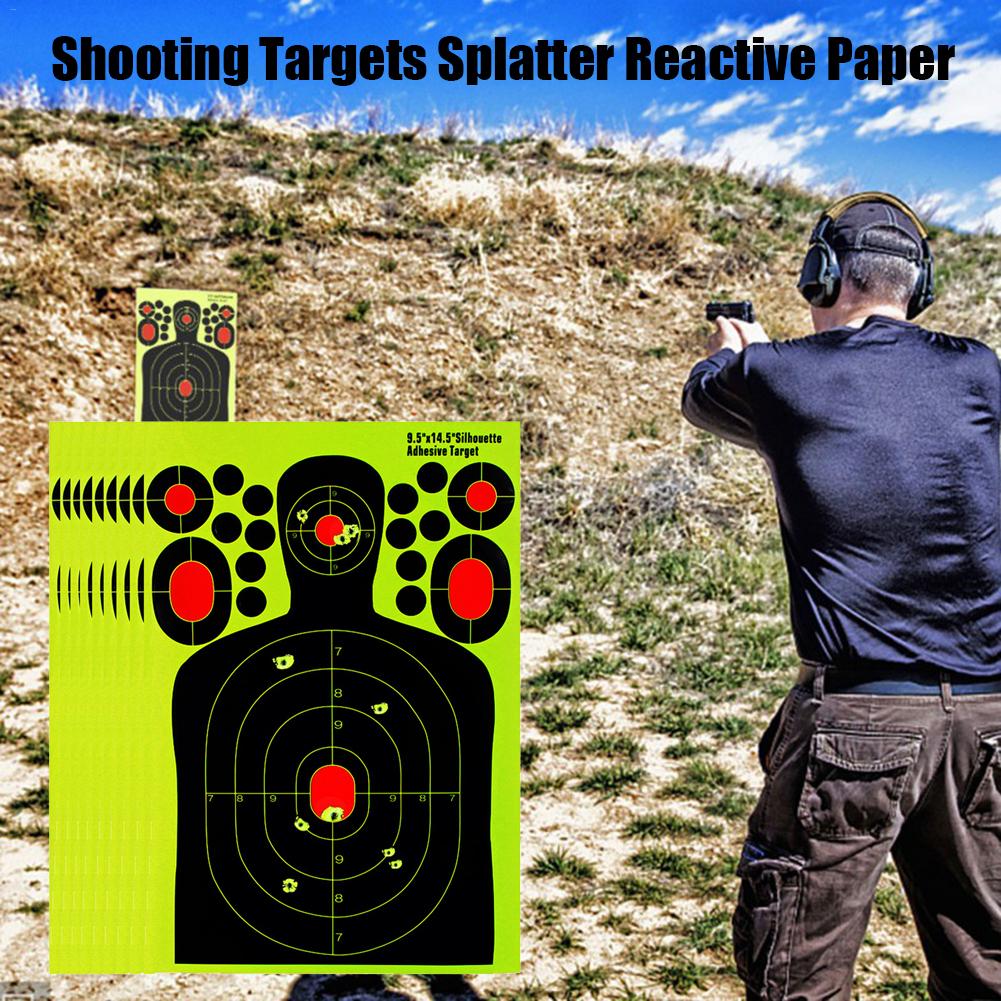 10pc 14.5 Inch Human Body Shape Targets