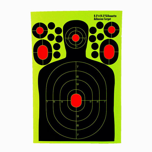 10pc 14.5 Inch Human Body Shape Targets