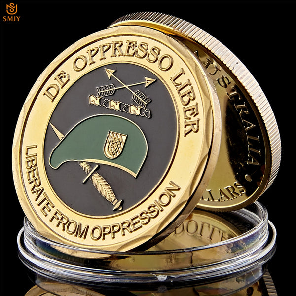 US Army De Oppresso Liber Liberate From Oppression Collectible Coin